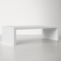 White rectangle side deals table